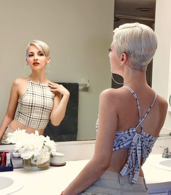 Second Cut from Bob to Pixie(My first Pixie haircut)